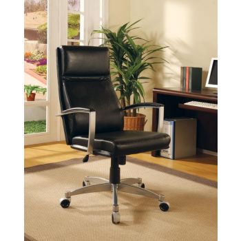  LEATHER-LIKE VINYL OFFICE CHAIR