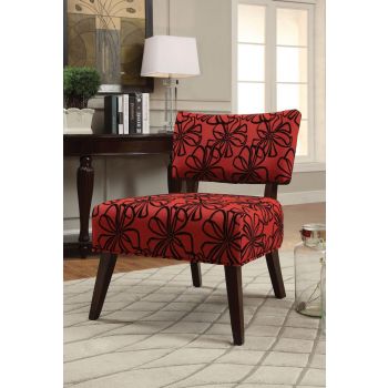 Able Red Collection Accent Chair by Acme 