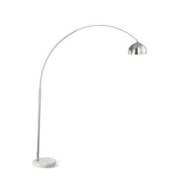 STEEL/CHROME FLOOR LAMP
