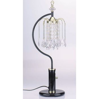Chandelier Crystalline Table Lamp
