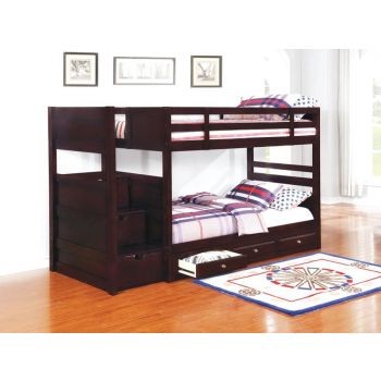 Elliot Storage Twin over Twin Bunk Bed