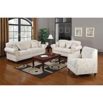  Norah Antique Inspired Sofa with Nail Head Trim