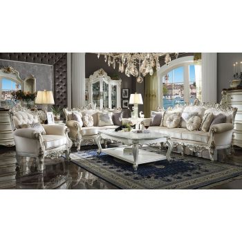  Picardy 2 Sofa and Love Seat Antique Pearl 
