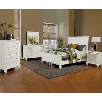  White Sandy Beach Bedroom Collection